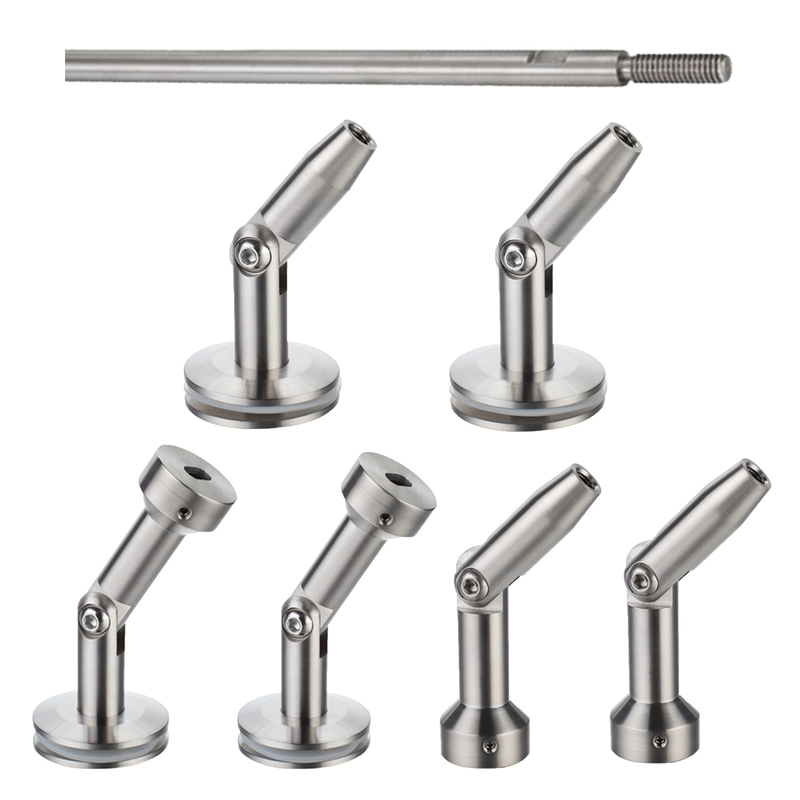 UNIKIM Stainless Steel Canopy Fittings Glass Front Door Awning Fittings ...